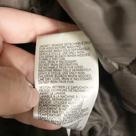 Laundry Shelli Segal Rain Parka Military Style Utility Jacket High Neck Small S - Picture 12 of 13